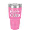 Cuter in Camo - Laser Engraved Stainless Steel Drinkware - 2243 -