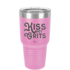 Kiss My Grits - Laser Engraved Stainless Steel Drinkware - 2251 -