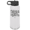 Kiss My Grits - Laser Engraved Stainless Steel Drinkware - 2251 -