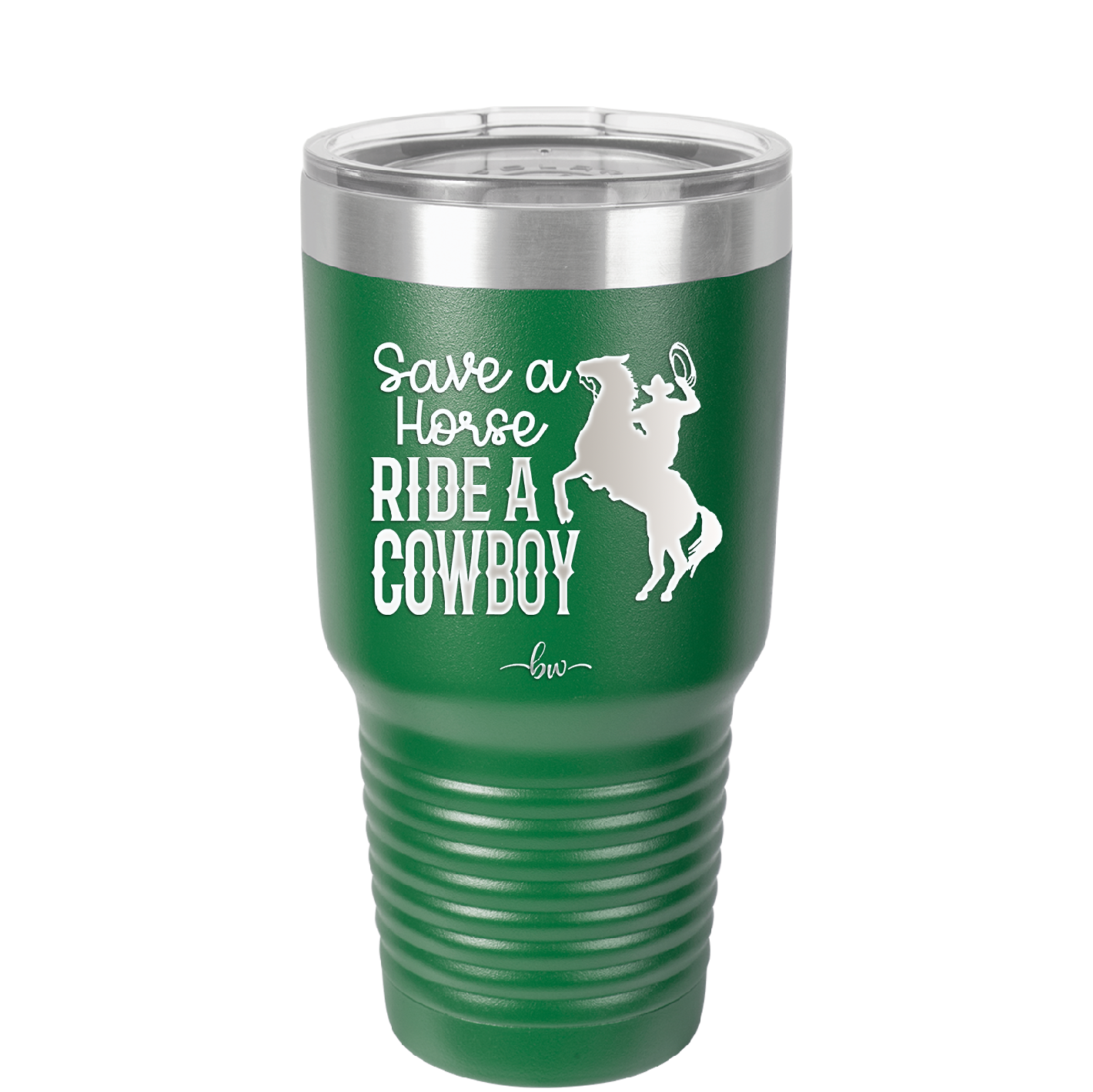 Save a Horse Ride a Cowboy - Laser Engraved Stainless Steel Drinkware - 2254 -
