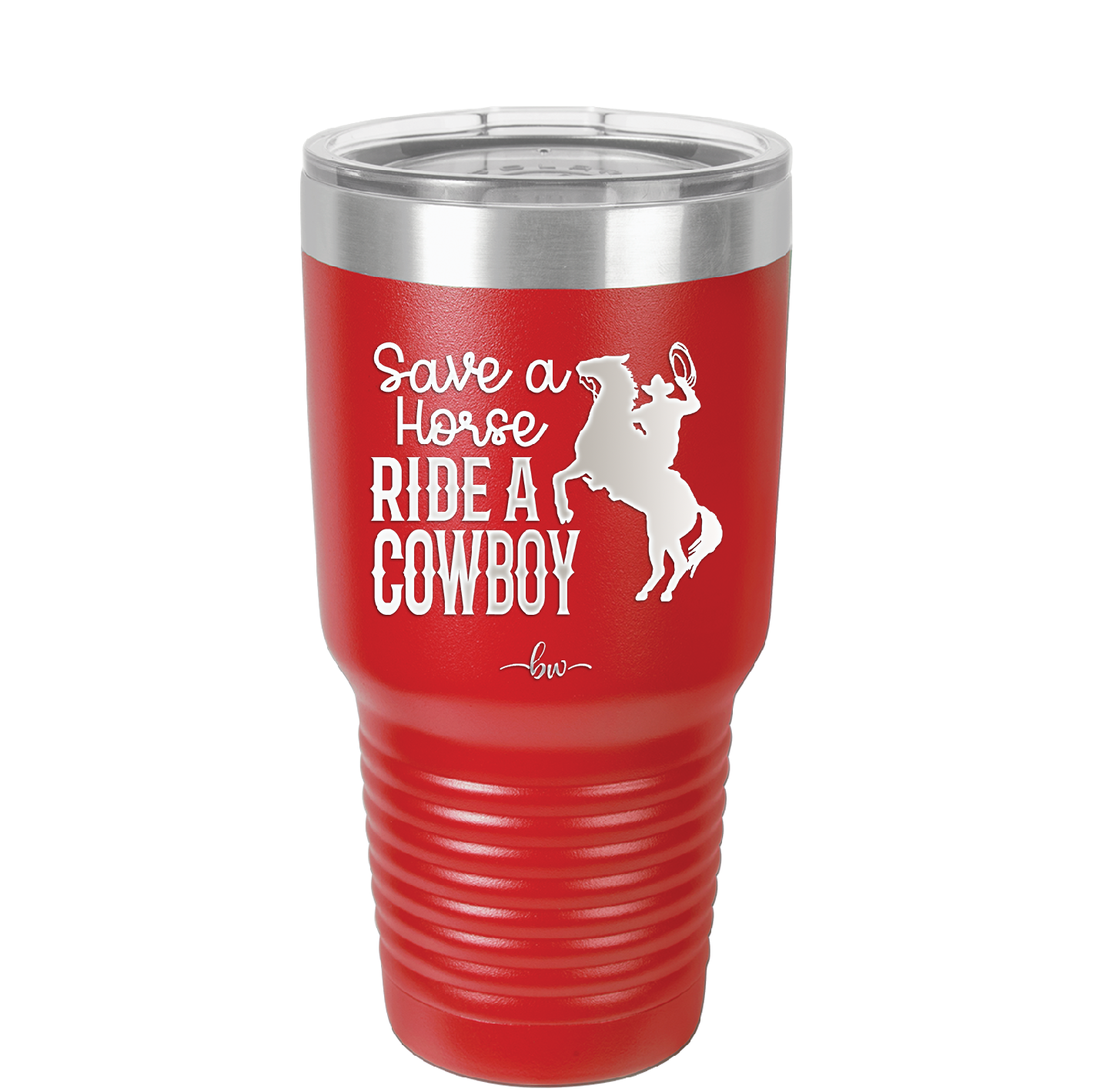 Save a Horse Ride a Cowboy - Laser Engraved Stainless Steel Drinkware - 2254 -