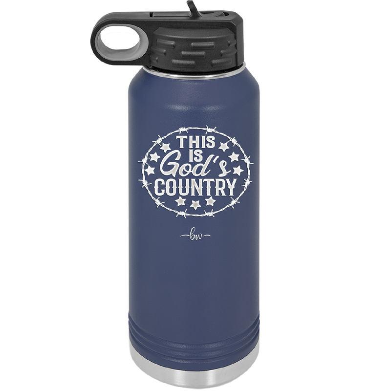 This is God's Country - Laser Engraved Stainless Steel Drinkware - 2256 -