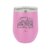 Small Town Livin Front Porch Sittin Gun Totin Country Girl - Laser Engraved Stainless Steel Drinkware - 2257 -