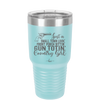 Small Town Livin Front Porch Sittin Gun Totin Country Girl - Laser Engraved Stainless Steel Drinkware - 2257 -