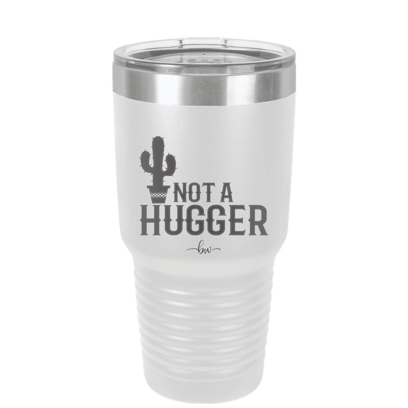 Not a Hugger - Laser Engraved Stainless Steel Drinkware - 2260 -