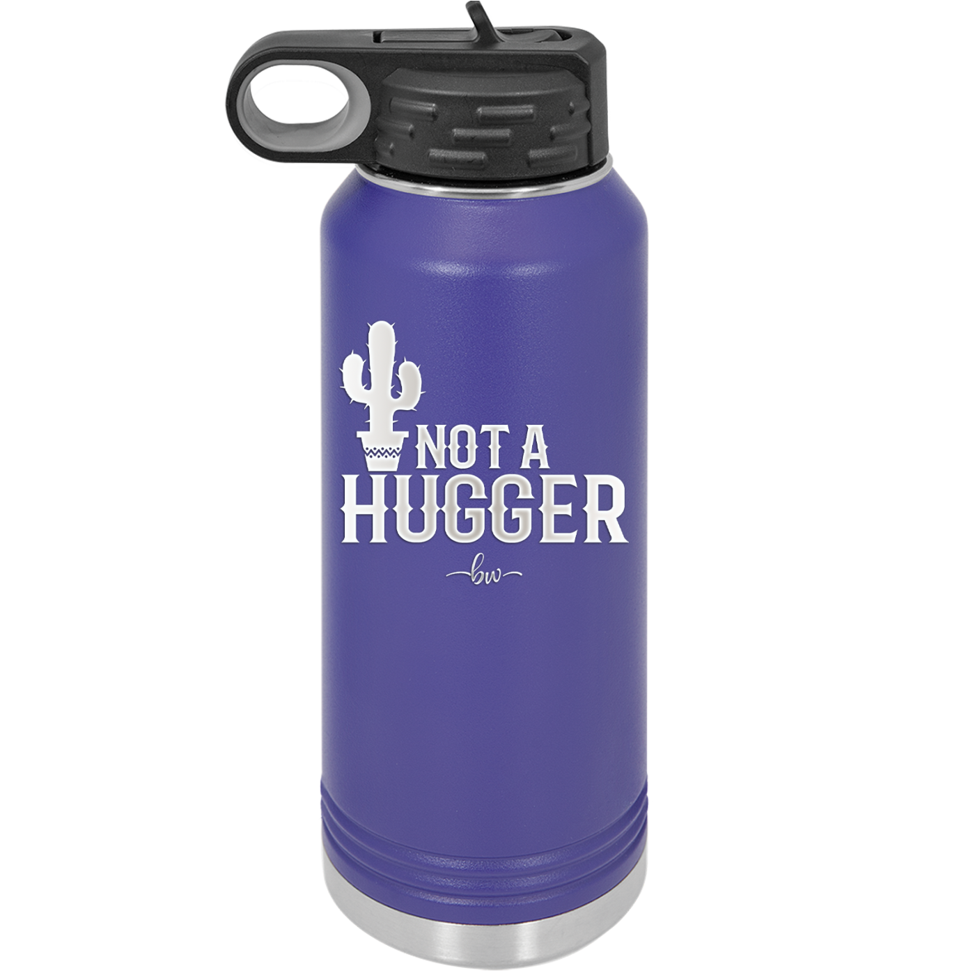 Not a Hugger - Laser Engraved Stainless Steel Drinkware - 2260 -