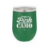 Pretty in Pink Dangerous in Camo - Laser Engraved Stainless Steel Drinkware - 2261 -