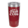 Pretty in Pink Dangerous in Camo - Laser Engraved Stainless Steel Drinkware - 2261 -