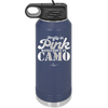 Pretty in Pink Dangerous in Camo - Laser Engraved Stainless Steel Drinkware - 2261 -