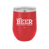 I Like Beer and Maybe 2 People - Laser Engraved Stainless Steel Drinkware - 2263 -