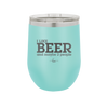I Like Beer and Maybe 2 People - Laser Engraved Stainless Steel Drinkware - 2263 -