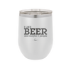 I Like Beer and Maybe 2 People - Laser Engraved Stainless Steel Drinkware - 2263 -