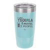 I Like Tequila and Maybe 2 People - Laser Engraved Stainless Steel Drinkware - 2265 -