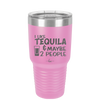 I Like Tequila and Maybe 2 People - Laser Engraved Stainless Steel Drinkware - 2265 -