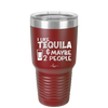 I Like Tequila and Maybe 2 People - Laser Engraved Stainless Steel Drinkware - 2265 -