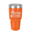 I Like Tequila and Maybe 2 People - Laser Engraved Stainless Steel Drinkware - 2265 -