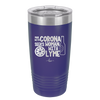 Man With Corona Seeks Woman with Lyme - Laser Engraved Stainless Steel Drinkware - 2272 -