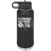 Man With Corona Seeks Woman with Lyme - Laser Engraved Stainless Steel Drinkware - 2272 -