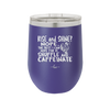 Rise and Shine Nope Best I Can Hope for is Shuffle and Caffeinate - Laser Engraved Stainless Steel Drinkware - 2285 -