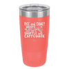 Rise and Shine Nope Best I Can Hope for is Shuffle and Caffeinate - Laser Engraved Stainless Steel Drinkware - 2285 -