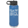 Rise and Shine Nope Best I Can Hope for is Shuffle and Caffeinate - Laser Engraved Stainless Steel Drinkware - 2285 -