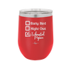 Exhausted Pigeon - Laser Engraved Stainless Steel Drinkware - 2287 -