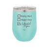 Exhausted Pigeon - Laser Engraved Stainless Steel Drinkware - 2287 -