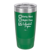 Exhausted Pigeon - Laser Engraved Stainless Steel Drinkware - 2287 -