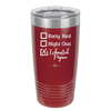 Exhausted Pigeon - Laser Engraved Stainless Steel Drinkware - 2287 -