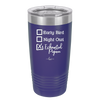 Exhausted Pigeon - Laser Engraved Stainless Steel Drinkware - 2287 -
