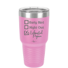 Exhausted Pigeon - Laser Engraved Stainless Steel Drinkware - 2287 -
