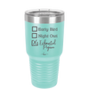 Exhausted Pigeon - Laser Engraved Stainless Steel Drinkware - 2287 -