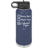 Exhausted Pigeon - Laser Engraved Stainless Steel Drinkware - 2287 -