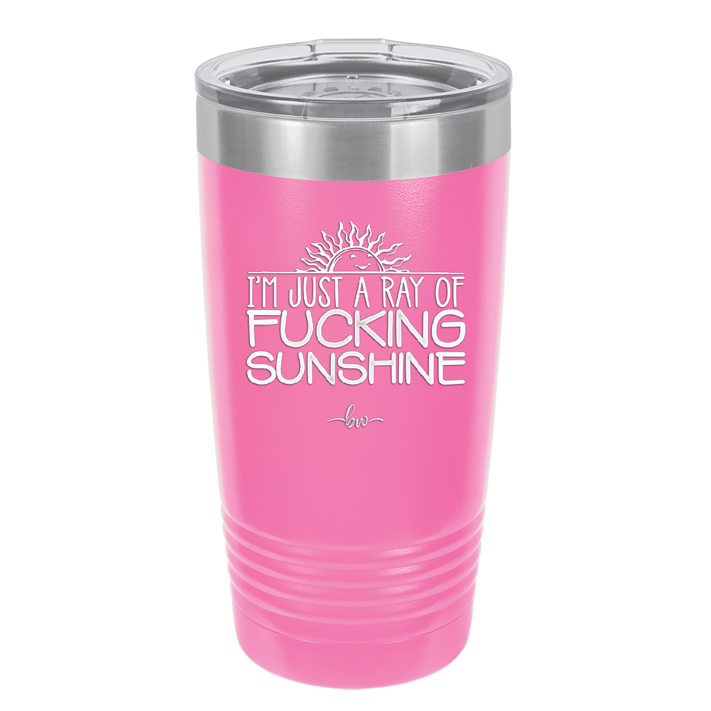I'm Just a Ray of Fucking Sunshine - Laser Engraved Stainless Steel Drinkware - 2288 -