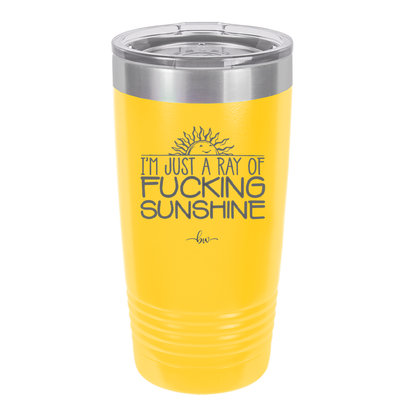 I'm Just a Ray of Fucking Sunshine - Laser Engraved Stainless Steel Drinkware - 2288 -