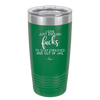 I Give Just Enough Fucks to Stay Employed and Out of Jail - Laser Engraved Stainless Steel Drinkware - 2291 -