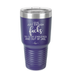 I Give Just Enough Fucks to Stay Employed and Out of Jail - Laser Engraved Stainless Steel Drinkware - 2291 -