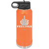 Fuck Your Feelings Middle Finger - Laser Engraved Stainless Steel Drinkware - 2294 -