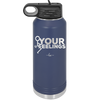 Fuck Your Feelings with Stick Figure - Laser Engraved Stainless Steel Drinkware - 2295 -