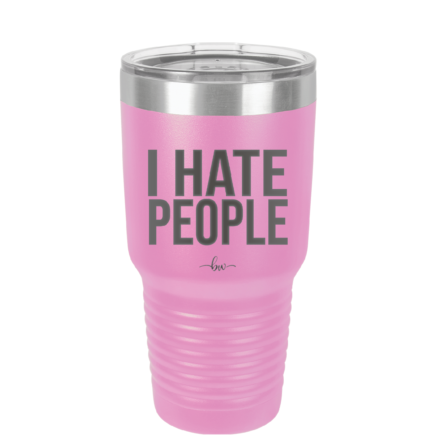 I Hate People - Laser Engraved Stainless Steel Drinkware - 2301 -