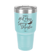 I'm Not a Hot Mess I'm a Spicy Disaster - Laser Engraved Stainless Steel Drinkware - 2306 -