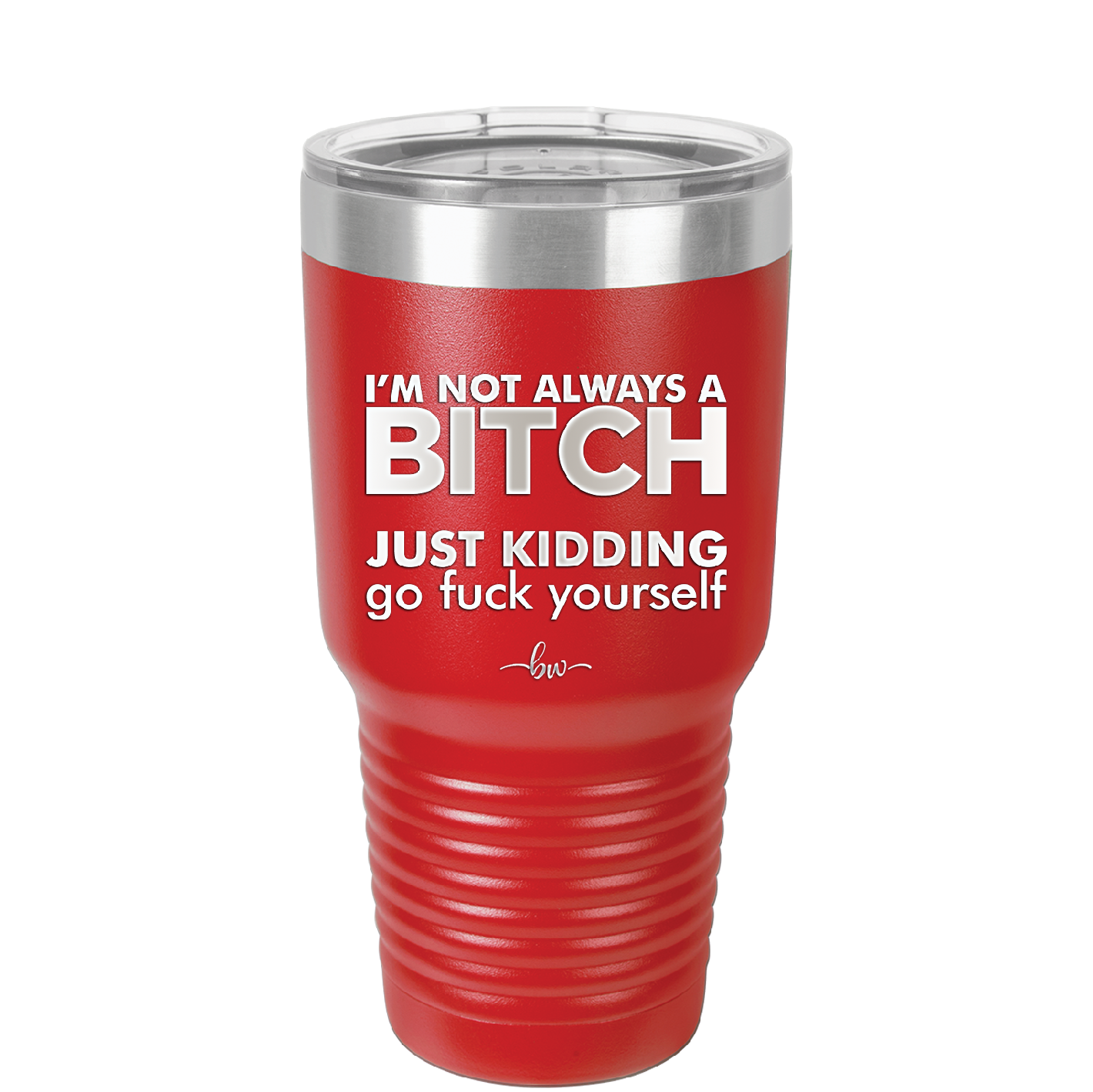 I'm Not Always a Bitch Just Kidding Go Fuck Yourself - Laser Engraved Stainless Steel Drinkware - 2312 -