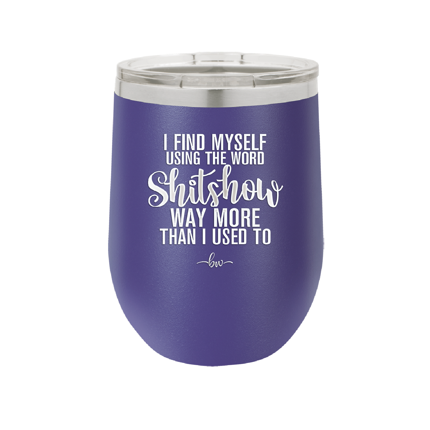 I Find Myself Using the Word Shitshow Way More Than I Used To - Laser Engraved Stainless Steel Drinkware - 2323 -