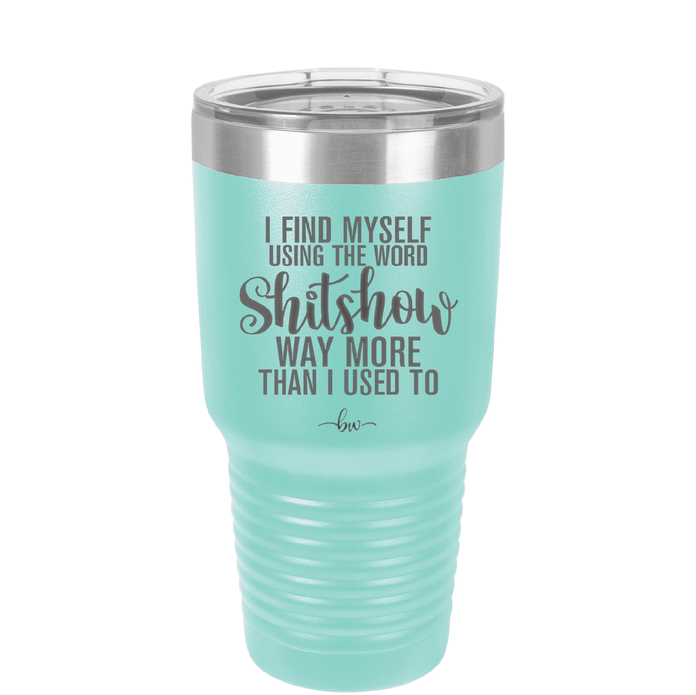 I Find Myself Using the Word Shitshow Way More Than I Used To - Laser Engraved Stainless Steel Drinkware - 2323 -