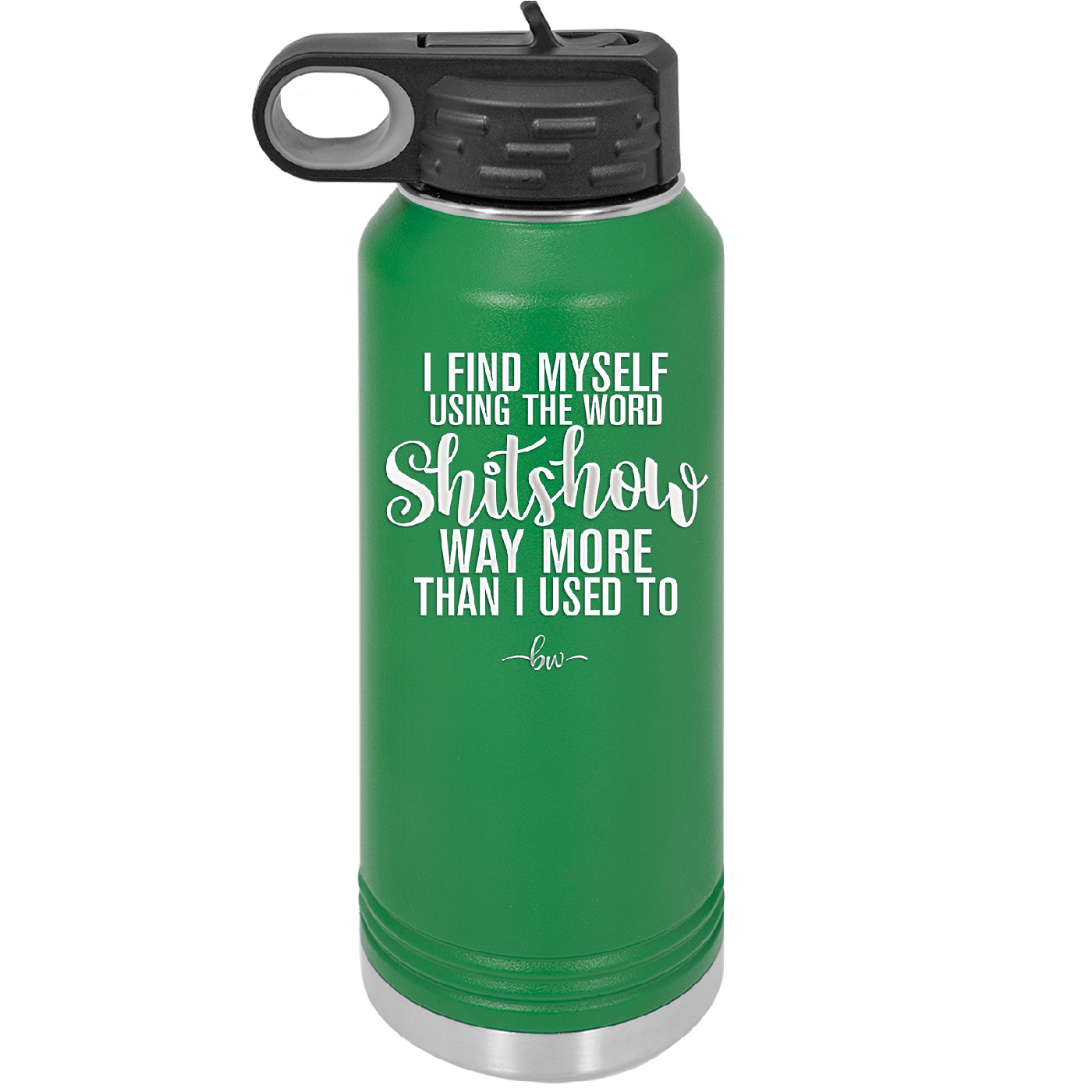 I Find Myself Using the Word Shitshow Way More Than I Used To - Laser Engraved Stainless Steel Drinkware - 2323 -