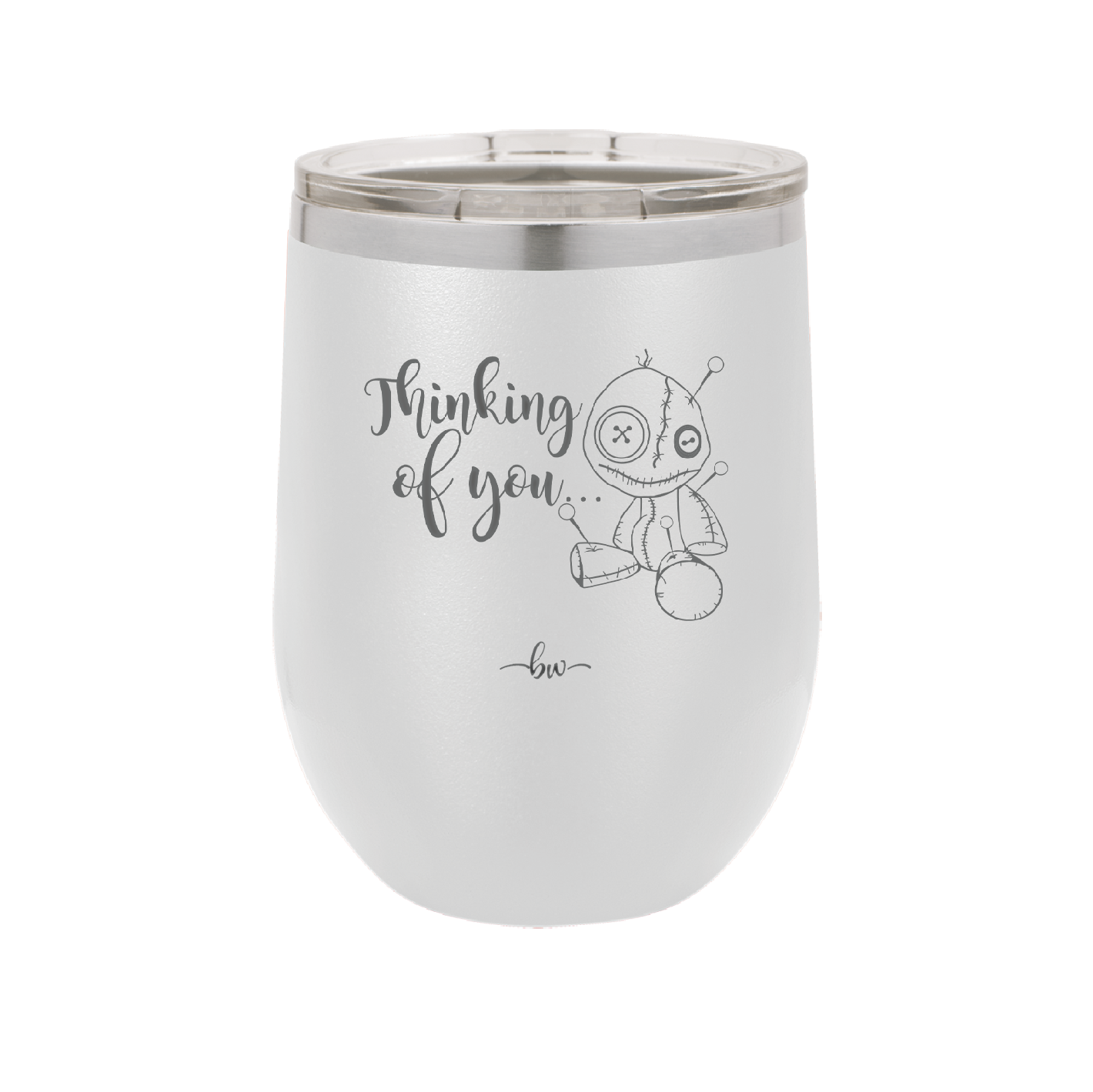 Thinking of You Voodoo - Laser Engraved Stainless Steel Drinkware - 2332 -