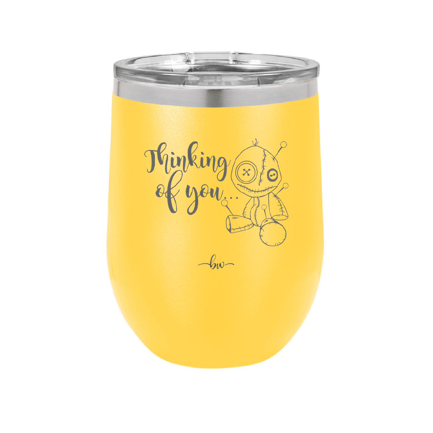 Thinking of You Voodoo - Laser Engraved Stainless Steel Drinkware - 2332 -