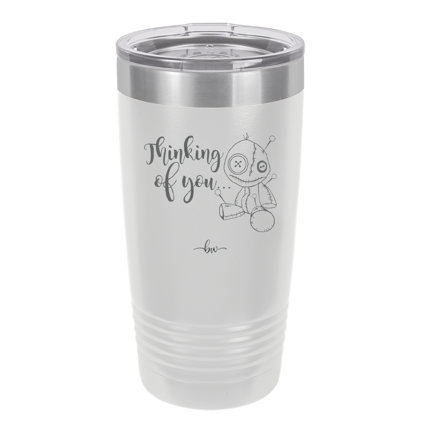 Thinking of You Voodoo - Laser Engraved Stainless Steel Drinkware - 2332 -