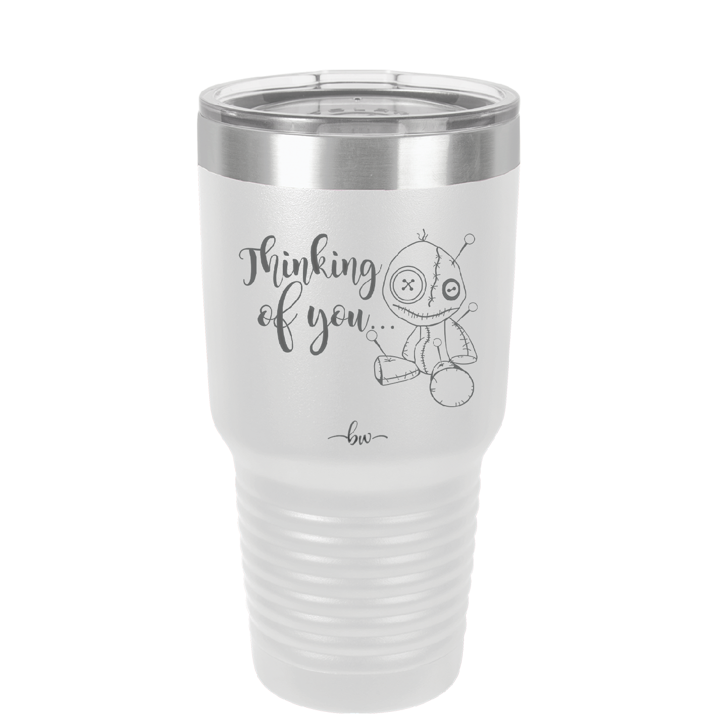 Thinking of You Voodoo - Laser Engraved Stainless Steel Drinkware - 2332 -