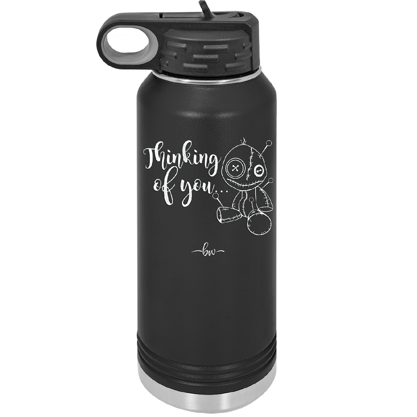 Thinking of You Voodoo - Laser Engraved Stainless Steel Drinkware - 2332 -